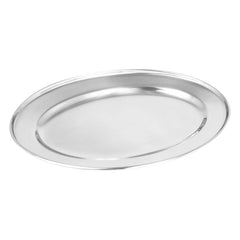 Zodiac Stainless Steel Oval Meat Flat 16"