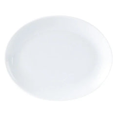 Porcelite Standard White Oval Plate 11" (Pack of 6)