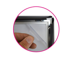 Mileta Silver Profile Snap Poster Frame A5-A1