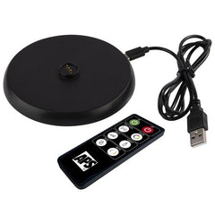 APS Cleo Metal Black/Green/White Table Lamp 35cm