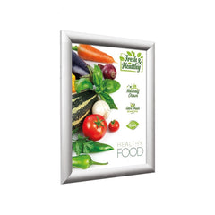 Mileta Silver Profile Snap Poster Frame A5-A1
