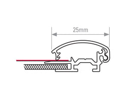 Mileta Silver Profile Snap Poster Frame A5-A1
