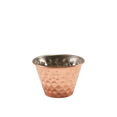GenWare Stainless Steel Copper Plated Hammered Ramekin 4oz