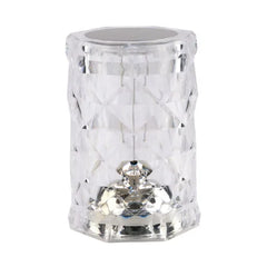 DPS Crystal Elegant Clear Acrylic Table Lamp 14cm