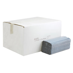Paperline C-Fold 1 Ply Blue Paper Towels 22x25cm (Pack of 2400)