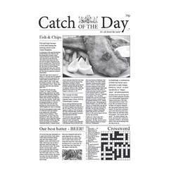 DPS Catch Of The Day Greaseproof Newspaper 20x27cm (Pack of 500)