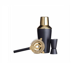 BarCraft 3 Piece Stainless Steel Cocktail Set