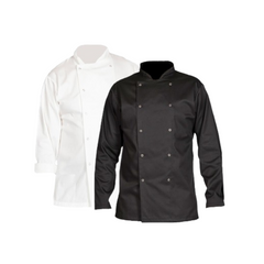 Dennys Essentials Long Sleeve Chef Jacket