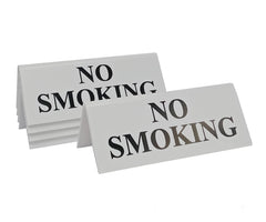 Mileta No Smoking Table Tent Notice (Pack of 5)