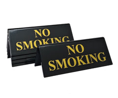 Mileta No Smoking Table Tent Notice (Pack of 5)