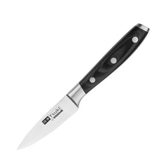 Vogue Black Stainless Steel Tsuki Series 7 Paring Knife 3.5"