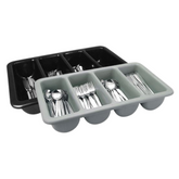 Sunnex Plastic Coloured 4 Division Cutlery Tray