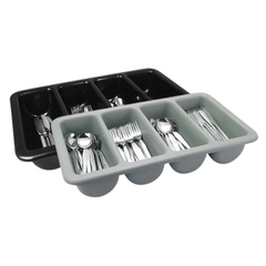 Sunnex Plastic Coloured 4 Division Cutlery Tray