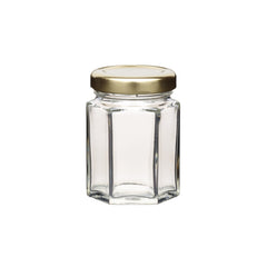 KitchenCraft Homemade Hexagonal Jar w/ Twist-off Lid 55ml