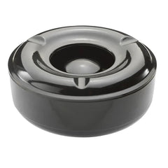 Beaumont Black Melamine Windproof Ashtray 5.75"