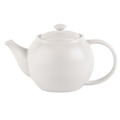 Simply Classic White Teapot 25oz (Pack of 4)