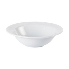 Simply Standard White Stone Rim Bowl 6.25" (Pack of 6)