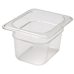 Cambro Clear 1/8 Polycarbonate Gastronorm Pan 1L