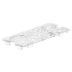 Cambro Clear 1/3 Polycarbonate Gastronorm Drain Shelf