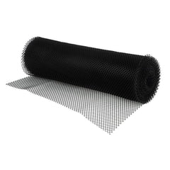 Beaumont Black Bar Shelf Liner 10m