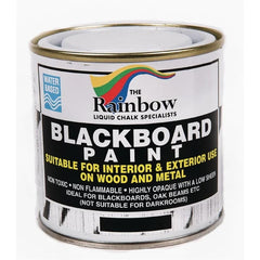 Rainbow Chalk Black Blackboard Paint 250ml