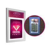 Mileta Illuminated Key Lock Display Case A4-A2