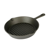 KitchenCraft Deluxe Cast Iron Round Ribbed Grill Pan 9.5"