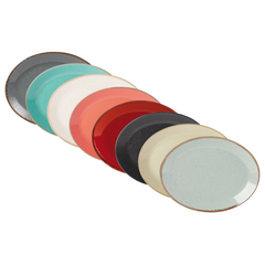 Porcelite Seasons Oval Plate 11.75" (Pack of 6)