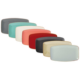 Porcelite Seasons Rectangular Plate 12.25" (Pack of 6)