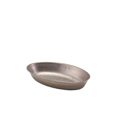 GenWare Vintage Steel Oval Dish 17.5x11cm (Pack of 6)
