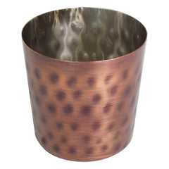 Zodiac Stainless Steel Antique Cooper Hammered Presentation Cup 8.5cm