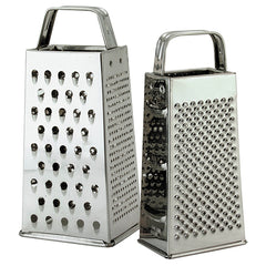 Zodiac Stainless Steel 4-Way Grater 8"