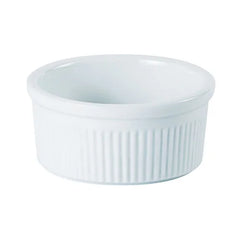 Porcelite White Ribbed Porcelain Ramekin 2oz (Pack of 12)