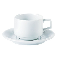 Porcelite Standard White Stacking Cup 7oz (Pack of 6)