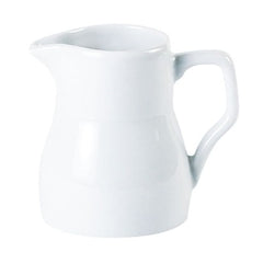 Porcelite Classic White Milk Jug 8oz (Pack of 6)