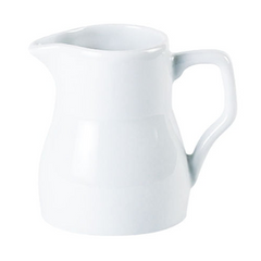 Porcelite Classic White Milk Jug 11oz (Pack of 6)