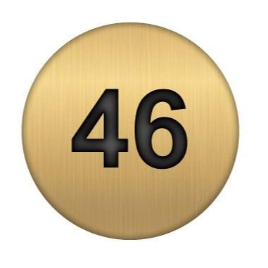 Mileta Laser Engraved Table Number Discs