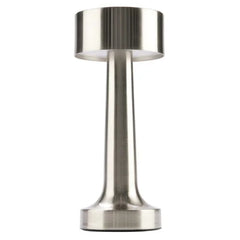 DPS Geo Stainless Steel Touch Control Table Lamp 21cm