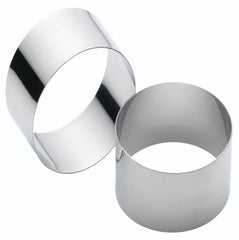 MasterClass Stainless Steel Cooking Ring 3.5" (Pack of 2)