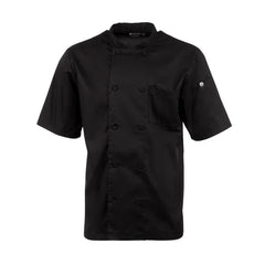 Chef Works Cool Vent Short Sleeve Black Chefs Jacket
