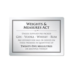 Mileta Aluminium Weights & Measures Act Notice 25ml