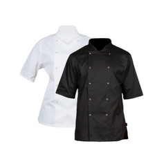 Dennys Essentials Short Sleeve Chef Jacket