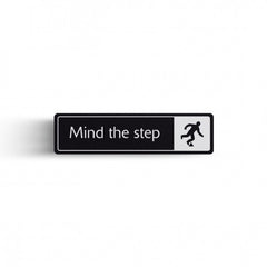 Mileta Aluminium Mind the Step Doorway Sign
