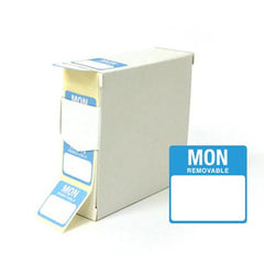 Mileta Monday Food Labels 25x25mm