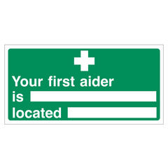 Mileta Your First Aider Is Located Here Notice