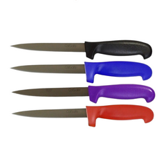 Colsafe Stainless Steel Colour Coded Filleting Knife 7"