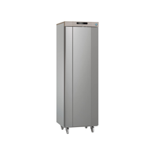Hoshizaki F420RCDRGU Compact Upright Single Door Stainless Steel Freezer
