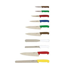 GenWare Stainless Steel 10 Piece Colour Coded Knife Set w/ Case