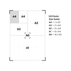 Mileta Aluminium Black Key Lock Display Case A4-A0