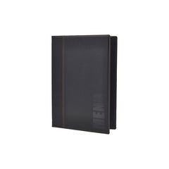GenWare Contemporary Black Menu Cover A4